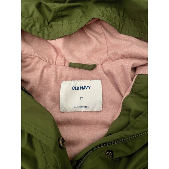Old Navy 6-12 Months Essential Everyday Baby Military Cargo Jacket Green Zip Up - Picture 2 of 8